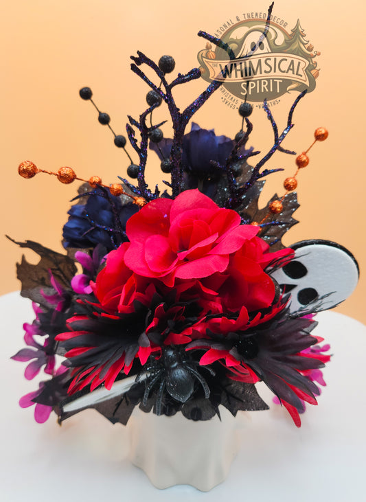 Shadowed Spirits - Gothic Halloween Ghost Tabletop Centerpiece