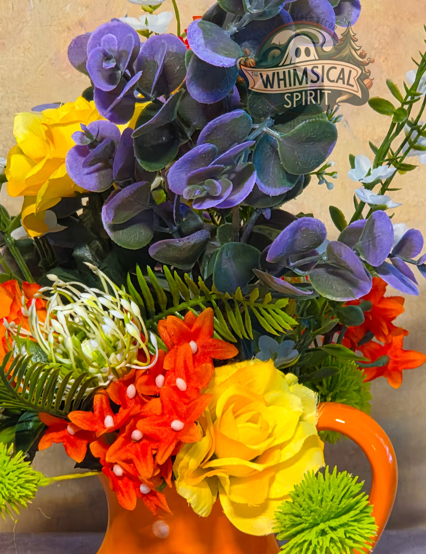 Sunset Petal Parade - Spring Wildflower Centerpiece