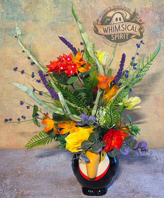 Tropical Canopy Garden - Summer Tropical-Themed Toucan Floral Centerpiece