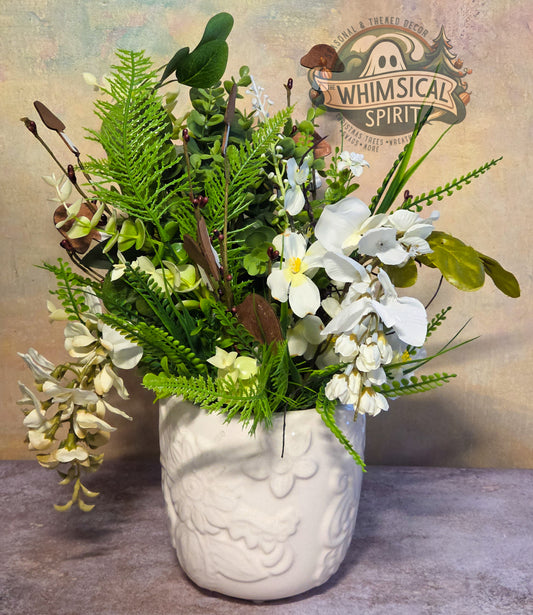 Woodland Whisper Garden - Mushroom Greenery Everyday Centerpiece