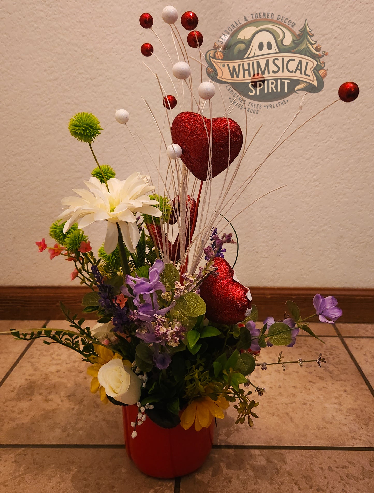 Blushing Valentine Blooms