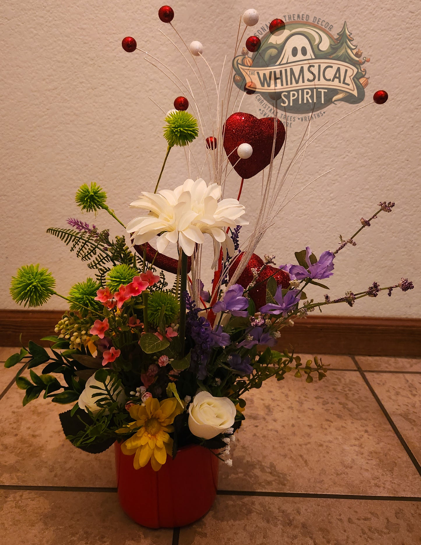 Blushing Valentine Blooms