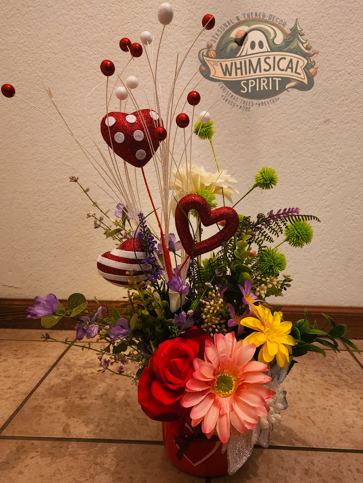Blushing Valentine Blooms