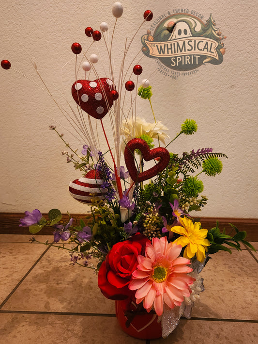 Blushing Valentine Blooms