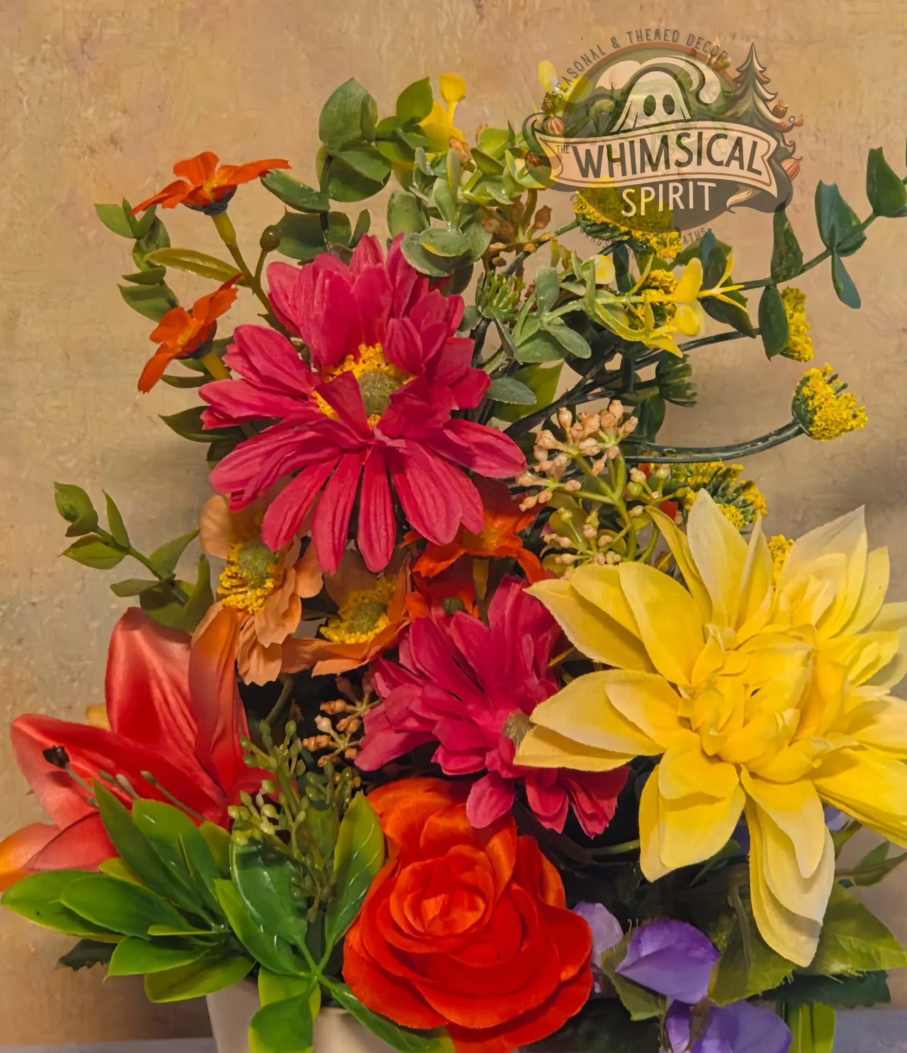 Butterfly Daydream Bloom - Wildflower Blooms Butterfly Spring Centerpiece The Whimsical Spirit