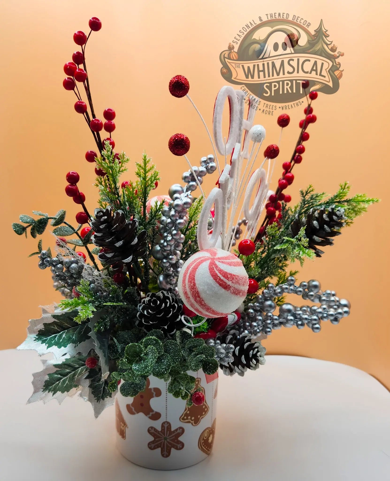 Candy Cane Glow The Whimsical Spirit