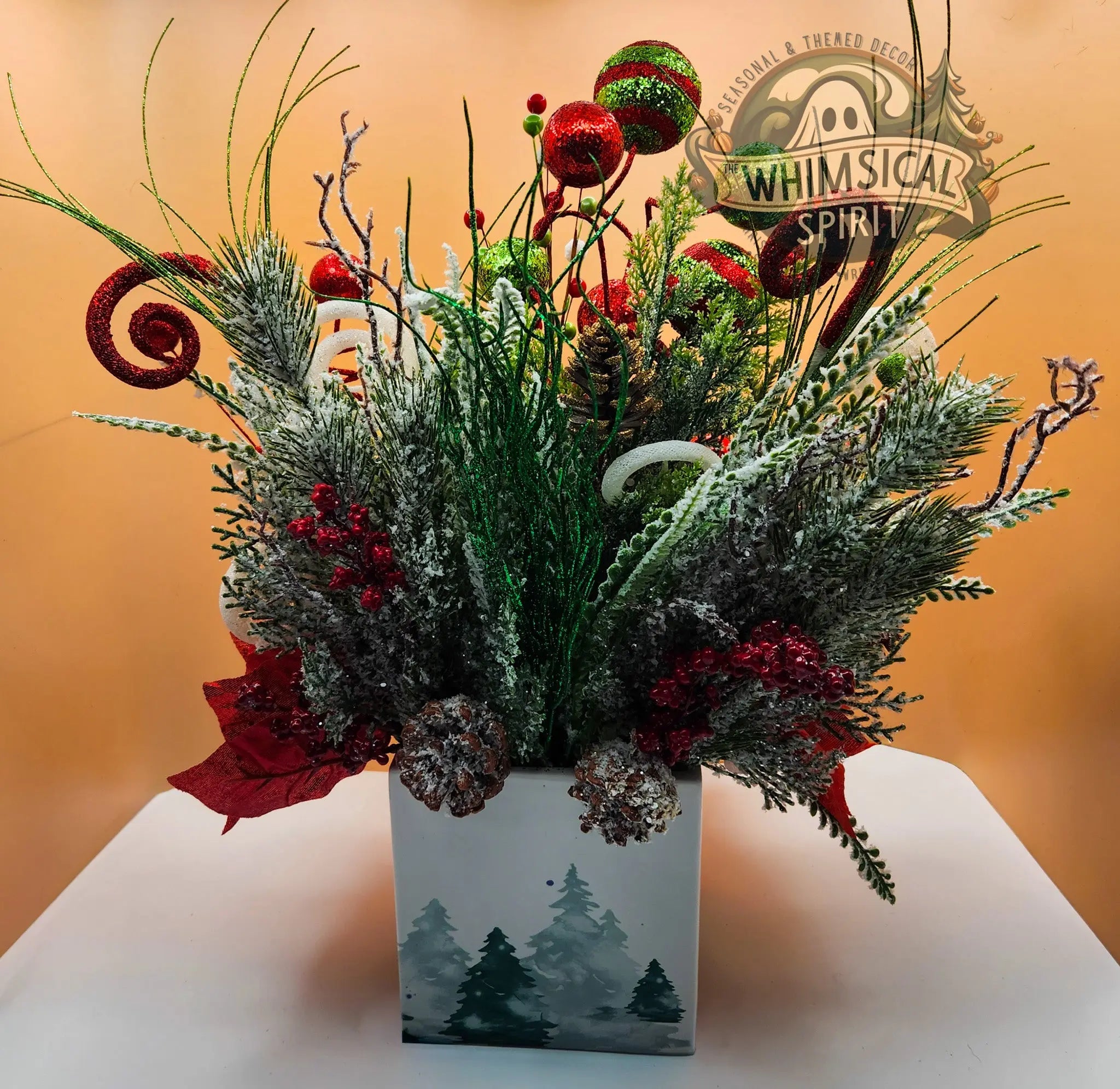 Candy Cane Woodland Cheer The Whimsical Spirit