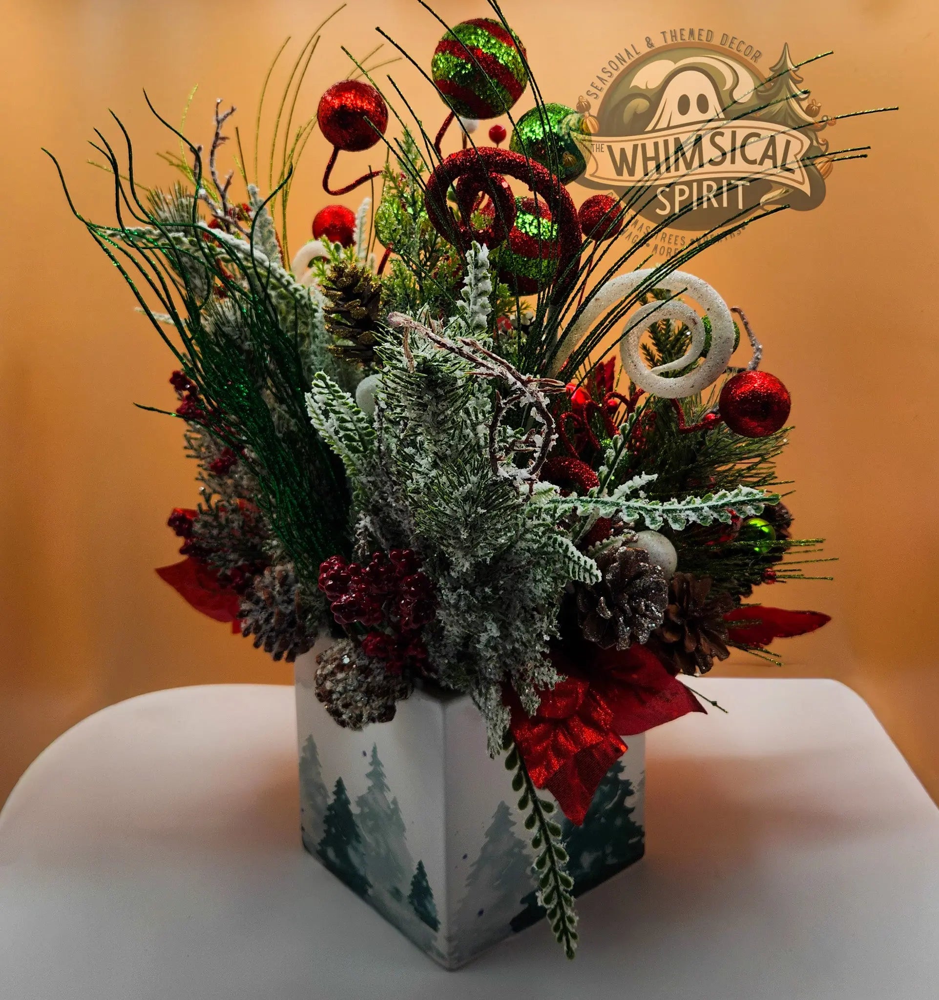 Candy Cane Woodland Cheer The Whimsical Spirit