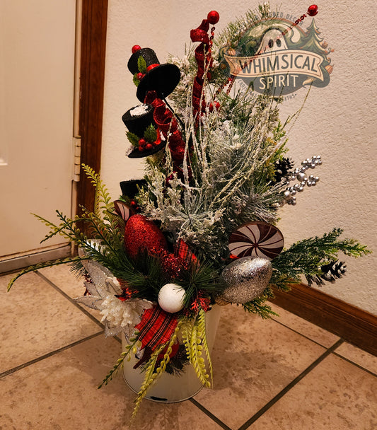 Cardinal’s Cozy Christmas Perch