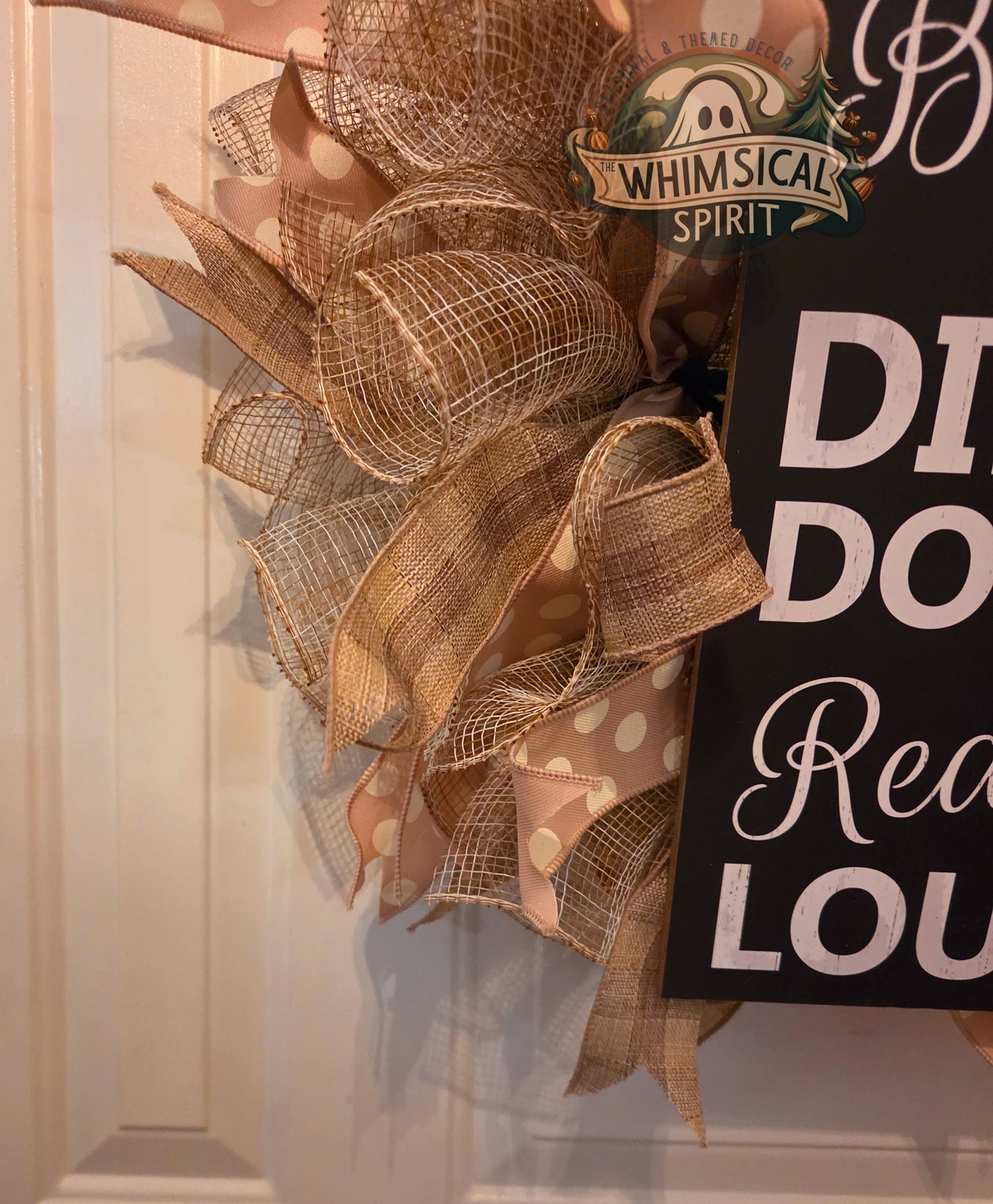 Ding Dong Declaration - Funny Neutral Everyday Welcome Wreath