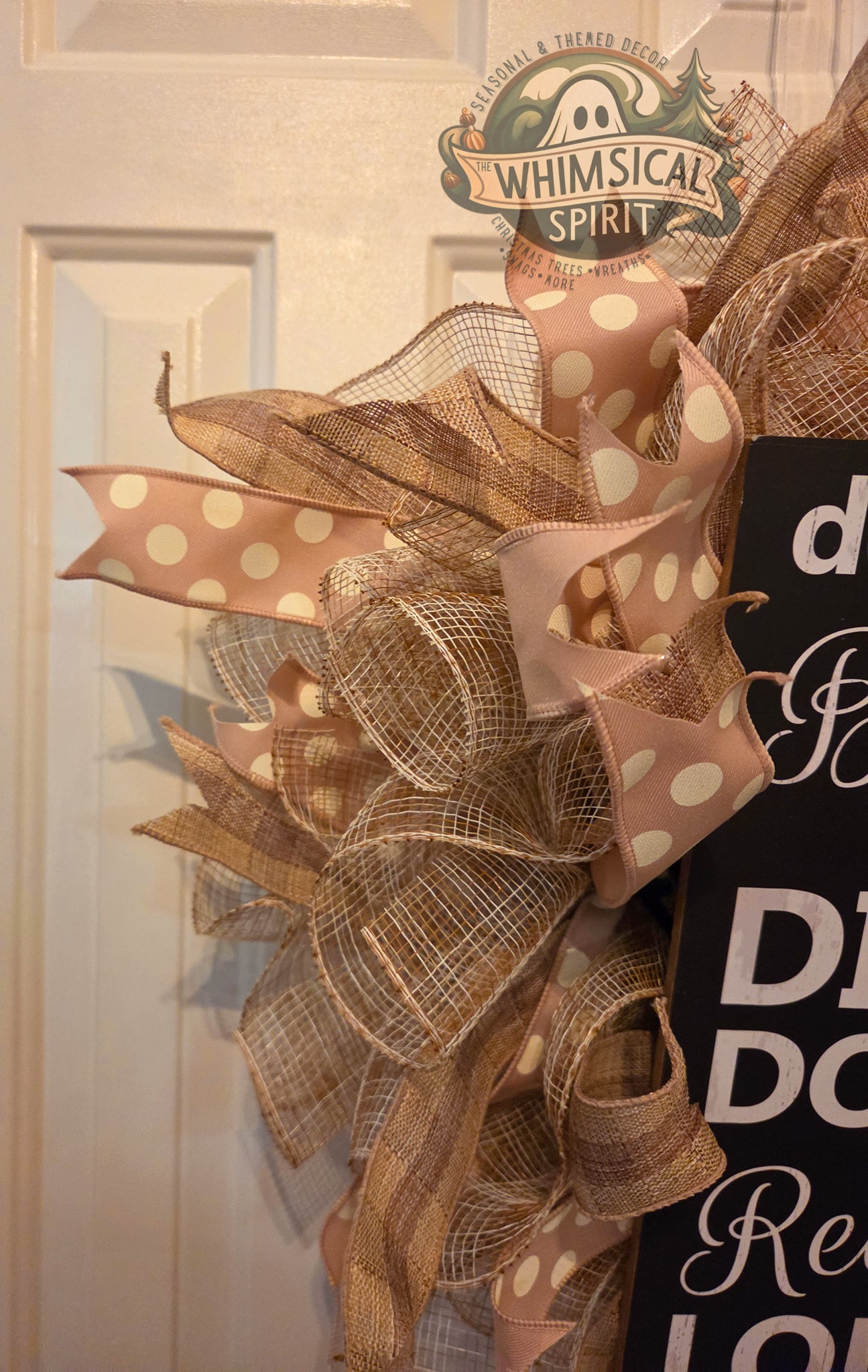 Ding Dong Declaration - Funny Neutral Everyday Welcome Wreath