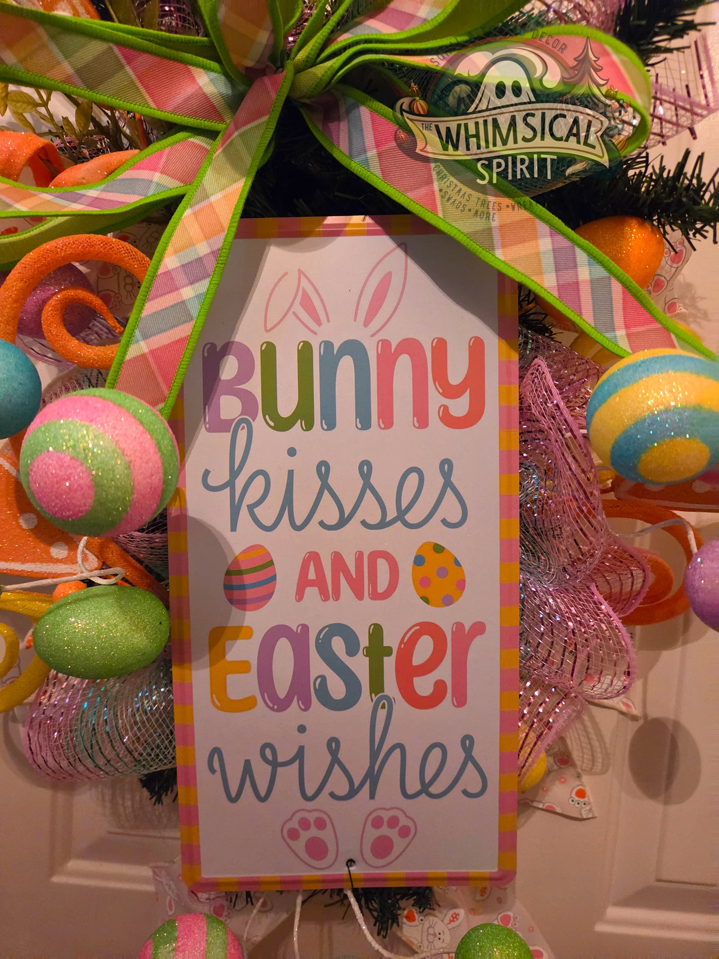 Egg Hunt Jubilee - Easter Front Door Swag