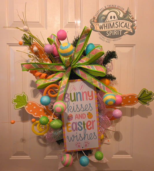 Egg Hunt Jubilee - Easter Front Door Swag