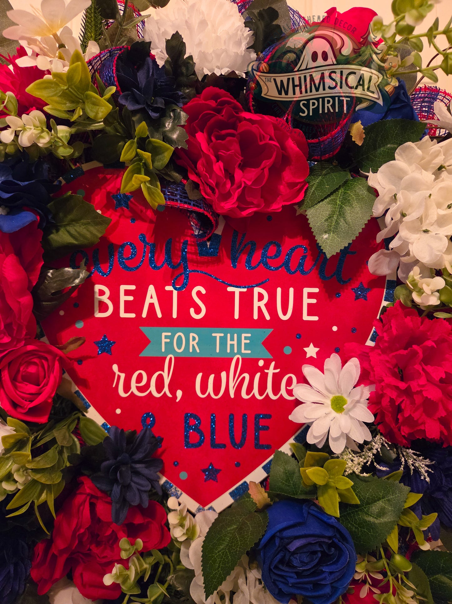 Freedom in Full Bloom - 4th of July America 250 Patriotic Floral Wreath