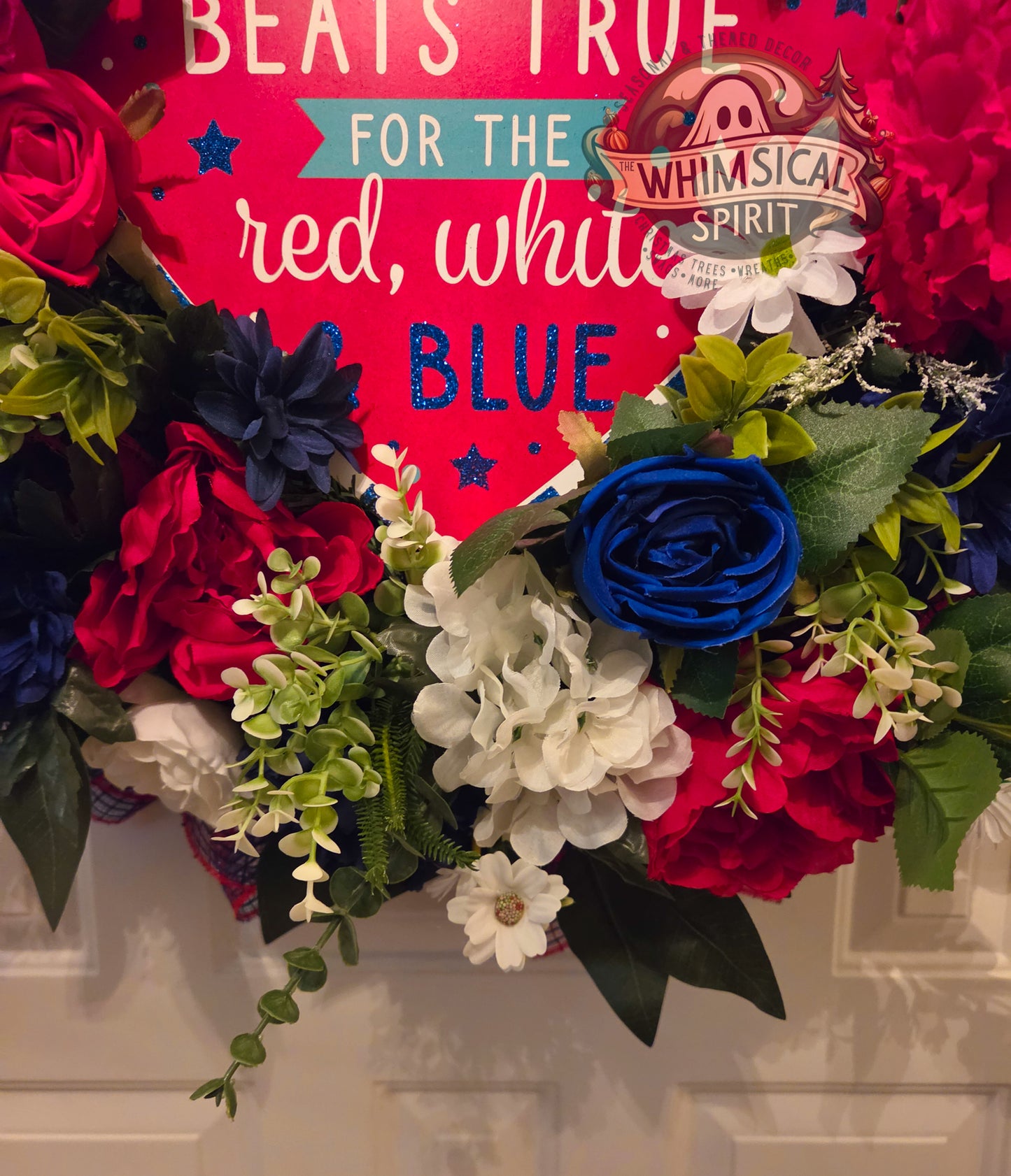 Freedom in Full Bloom - 4th of July America 250 Patriotic Floral Wreath