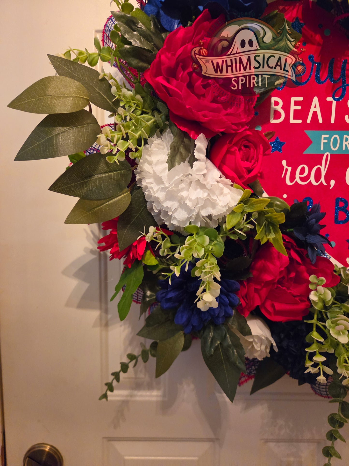 Freedom in Full Bloom - 4th of July America 250 Patriotic Floral Wreath