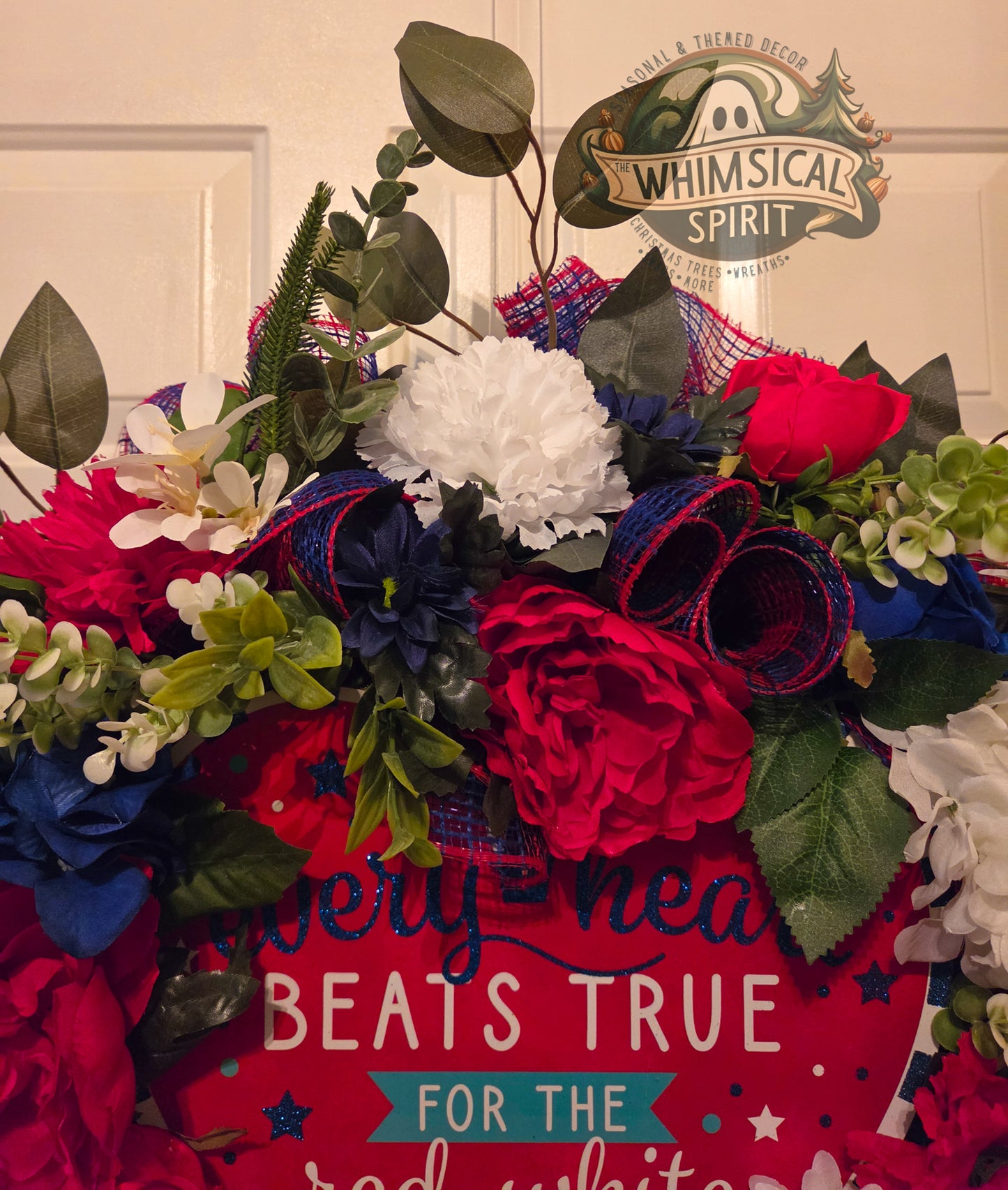 Freedom in Full Bloom - 4th of July America 250 Patriotic Floral Wreath