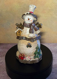 Frosted Friends | Christmas Snowman Figurines & Tabletop Decor