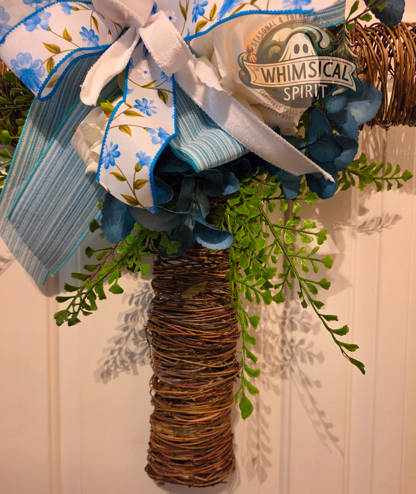 Grace in Bloom Cross - Easter Faith Front Door Wreath