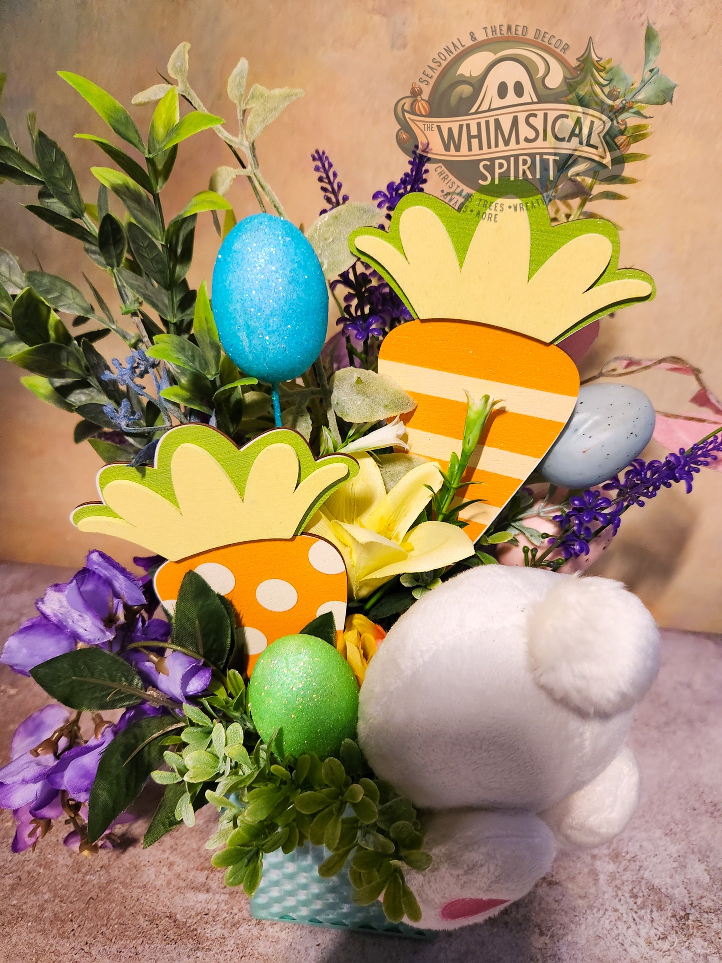 Pastel Meadow Mischief - Spring/Easter Centerpiece