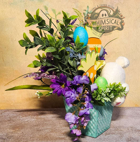Pastel Meadow Mischief - Spring/Easter Centerpiece