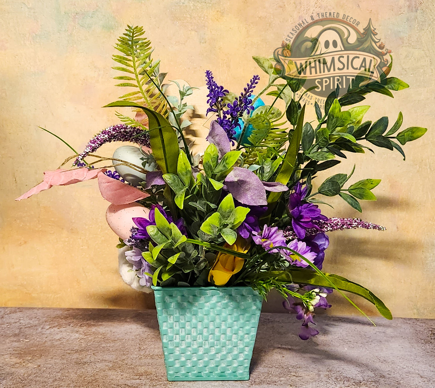 Pastel Meadow Mischief - Spring/Easter Centerpiece