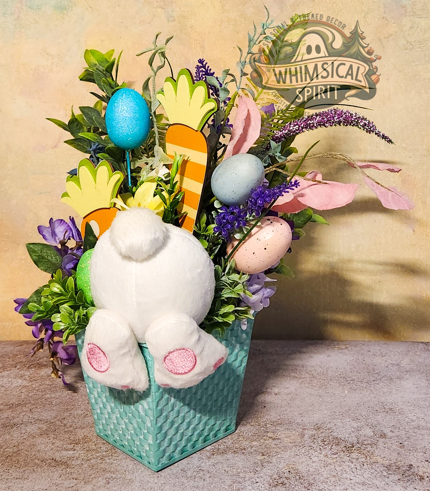 Pastel Meadow Mischief - Spring/Easter Centerpiece