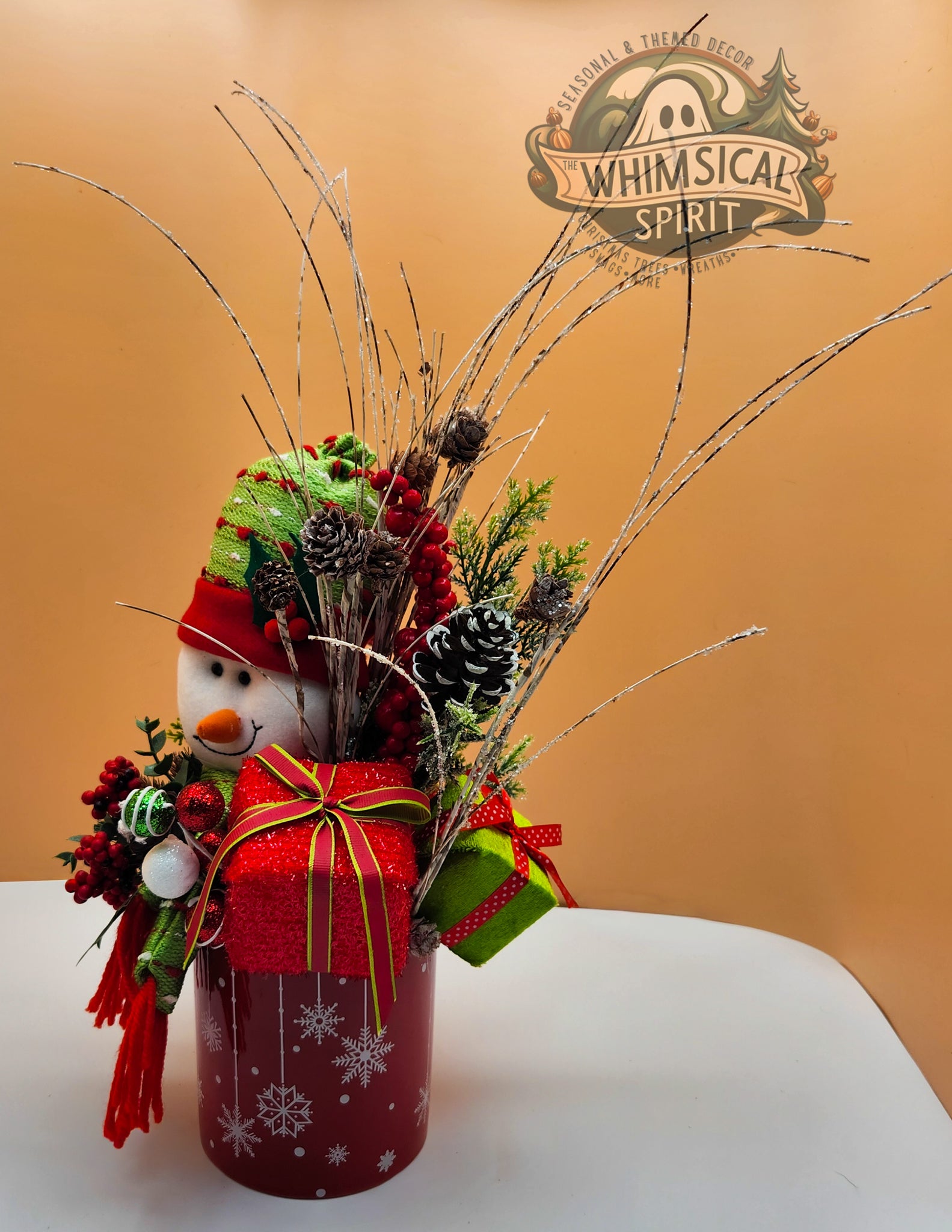 Snowy Merriment The Whimsical Spirit