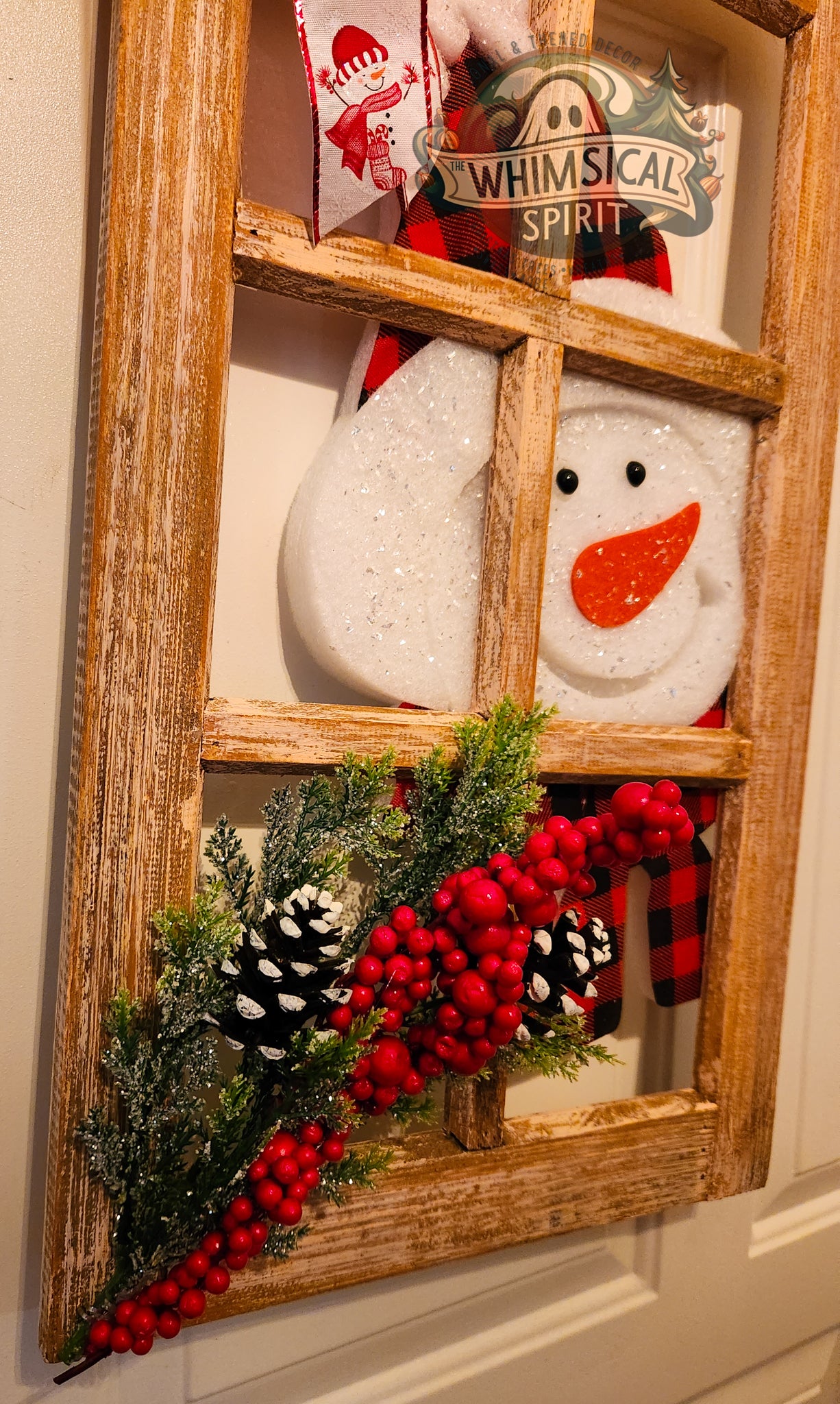 Snowy Windowpane Whimsy