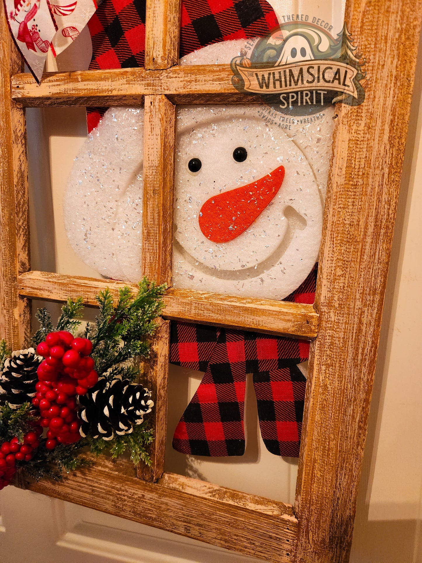 Snowy Windowpane Whimsy