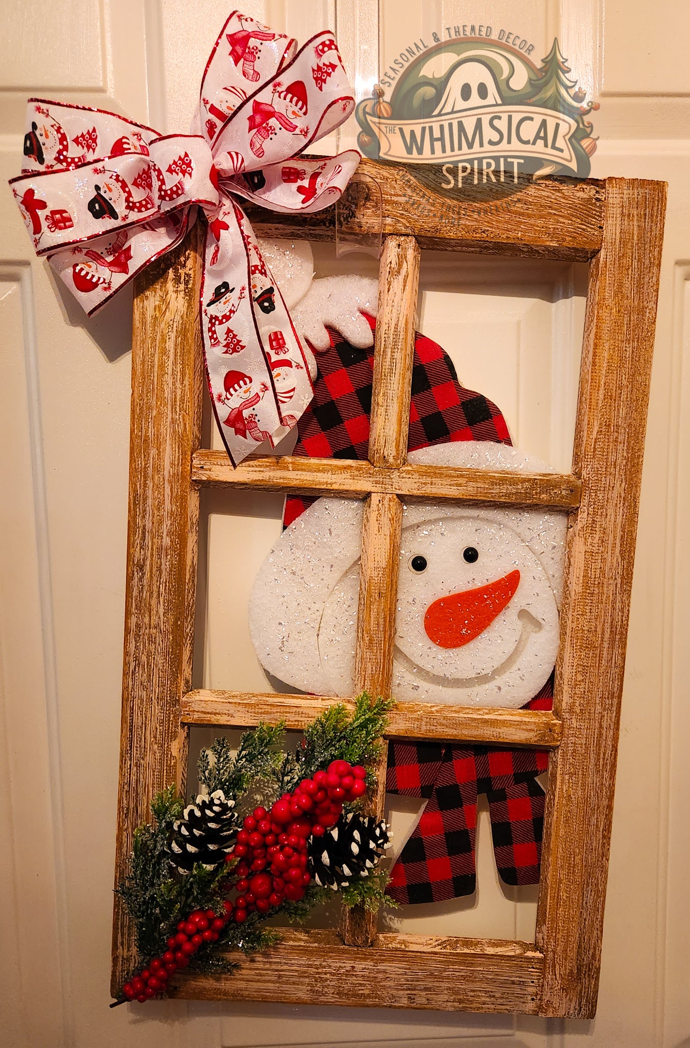 Snowy Windowpane Whimsy