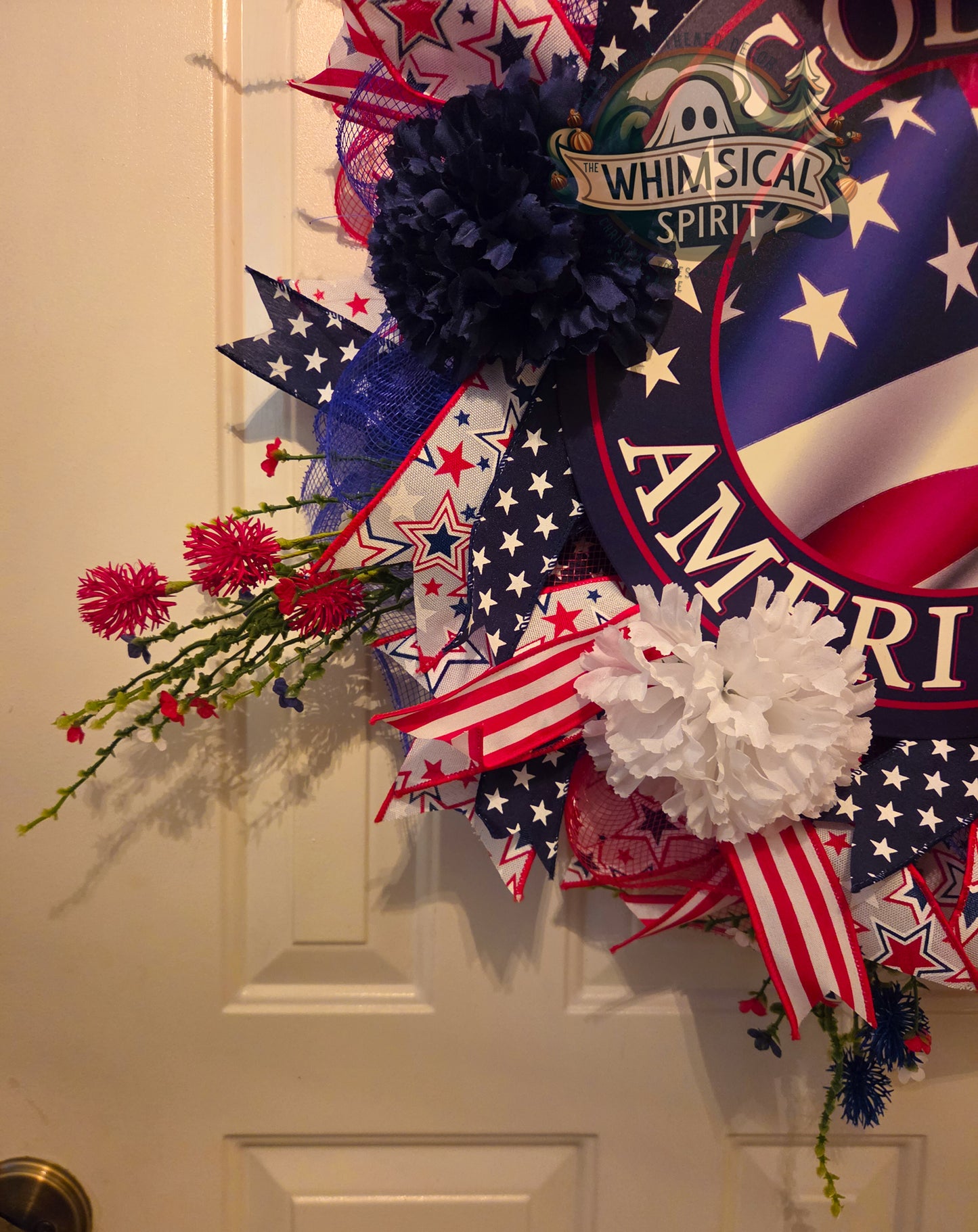 Star-Spangled Blessing - Patriotic 4th of July America 250 Wreath