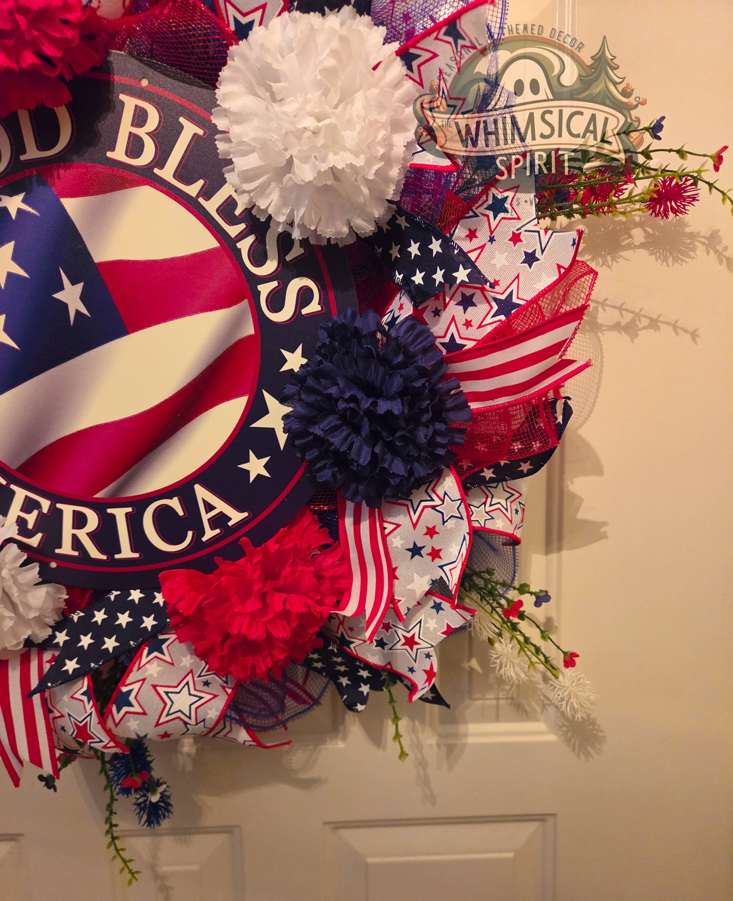 Star-Spangled Blessing - Patriotic 4th of July America 250 Wreath