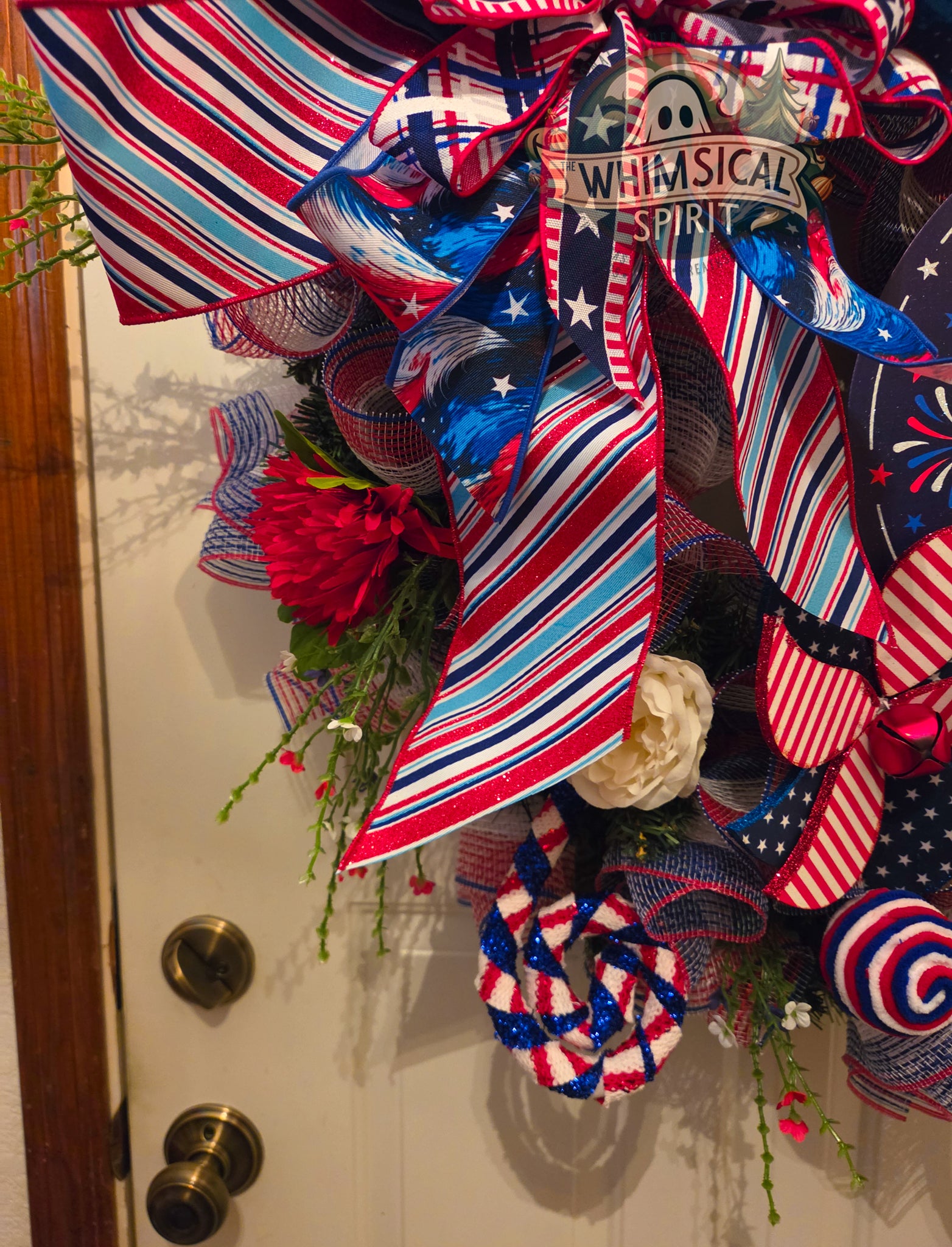 Star-Spangled Spectacle - America 250 4th of July Firework Patriotic Wreath