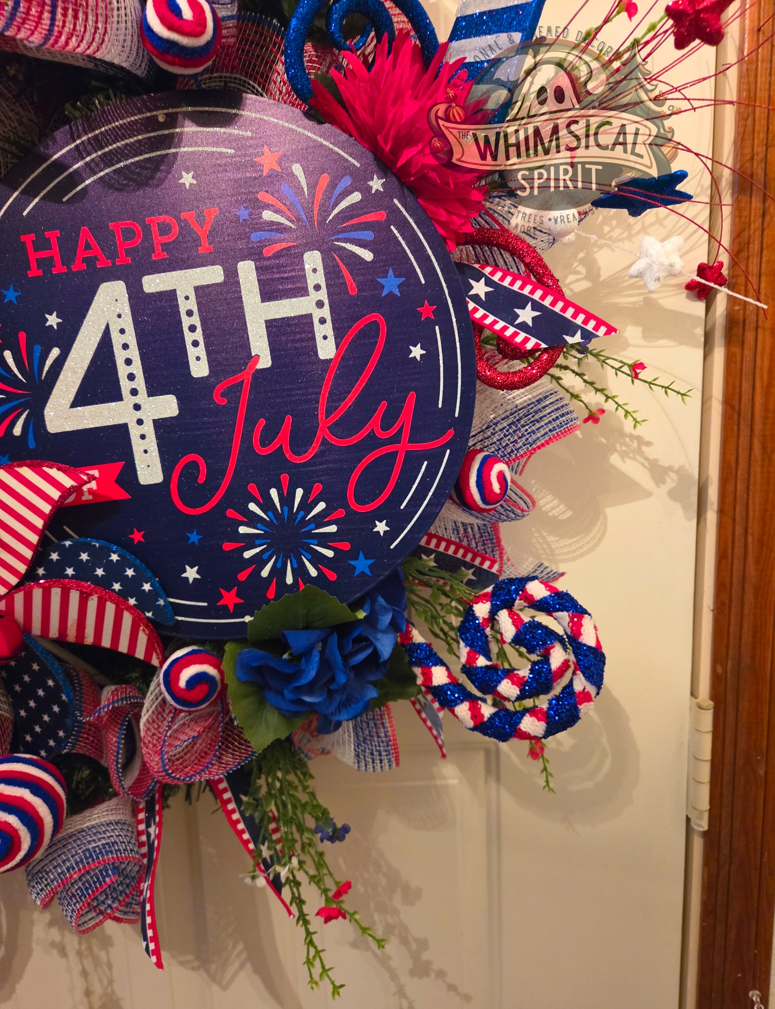 Star-Spangled Spectacle - America 250 4th of July Firework Patriotic Wreath