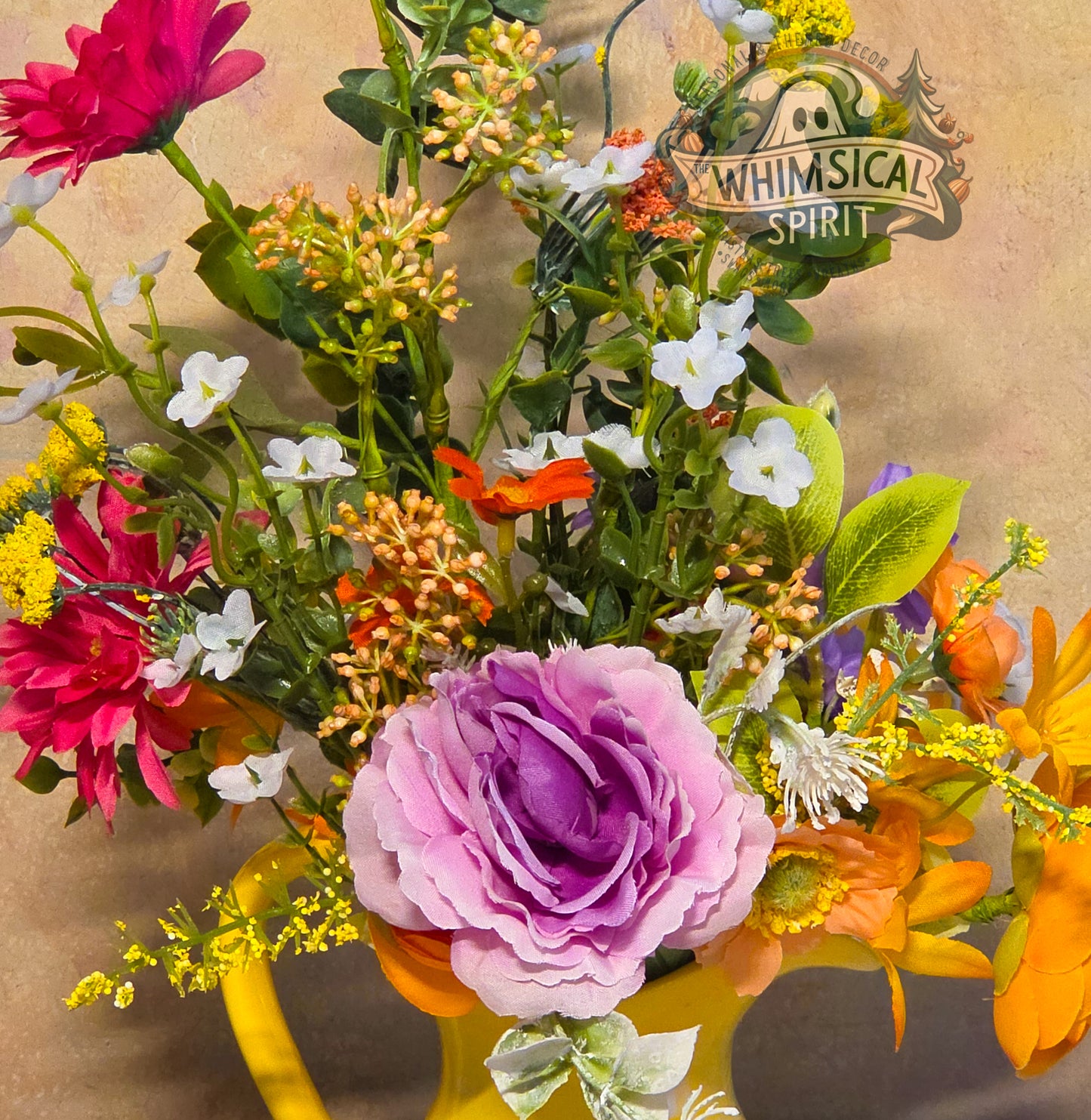 Sunlit Garden Gathering - Spring Wildflower Centerpiece