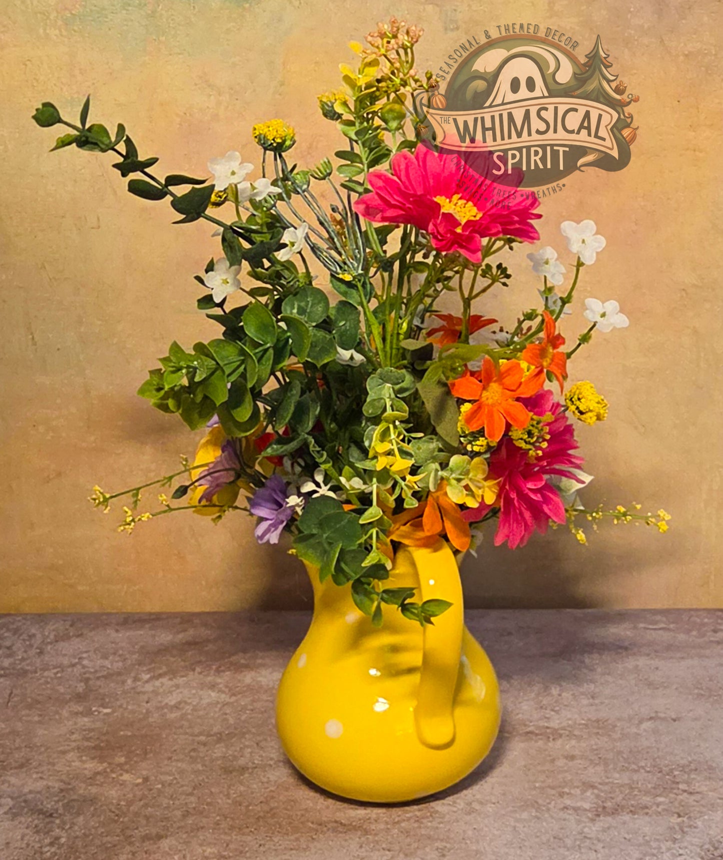 Sunlit Garden Gathering - Spring Wildflower Centerpiece