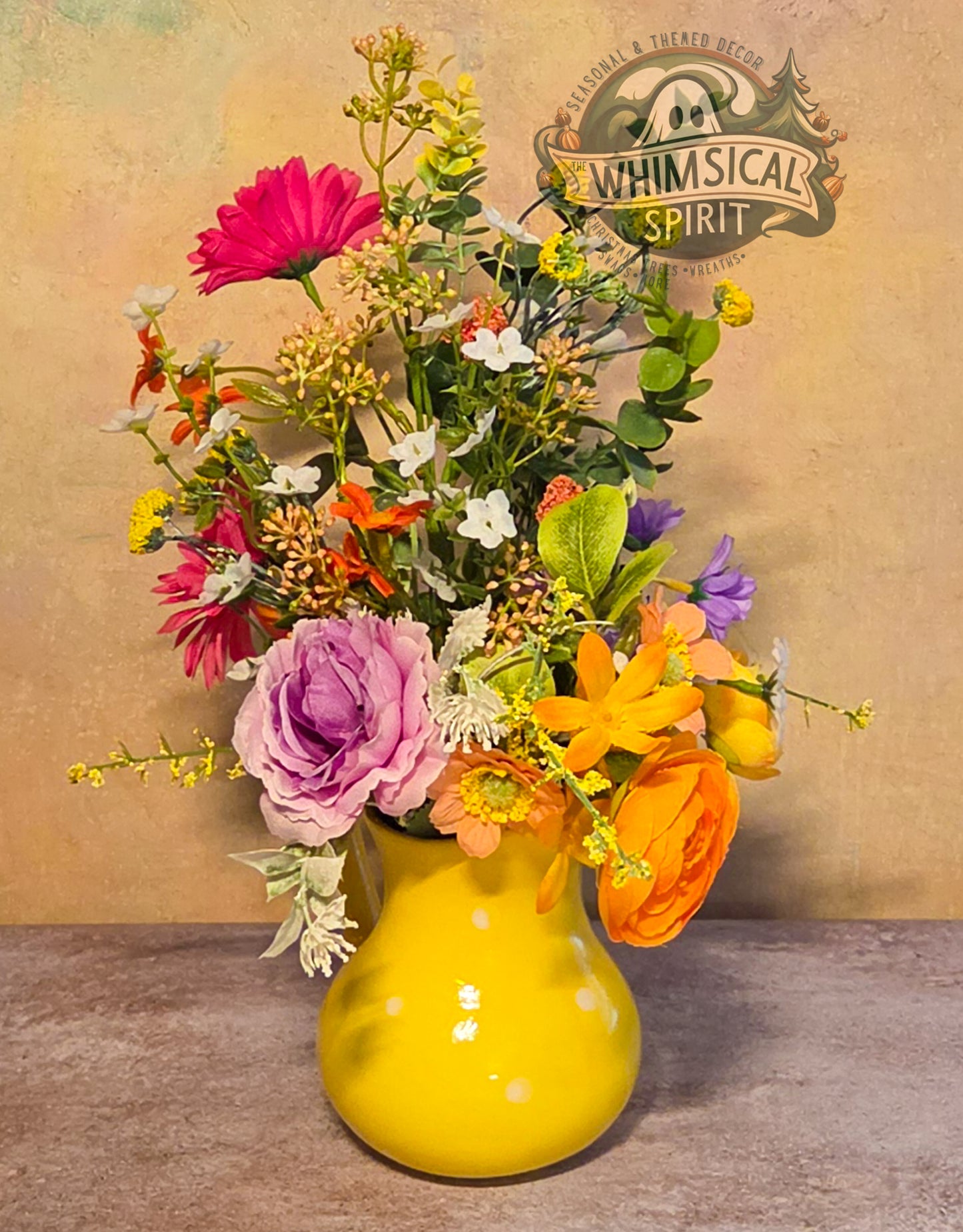 Sunlit Garden Gathering - Spring Wildflower Centerpiece
