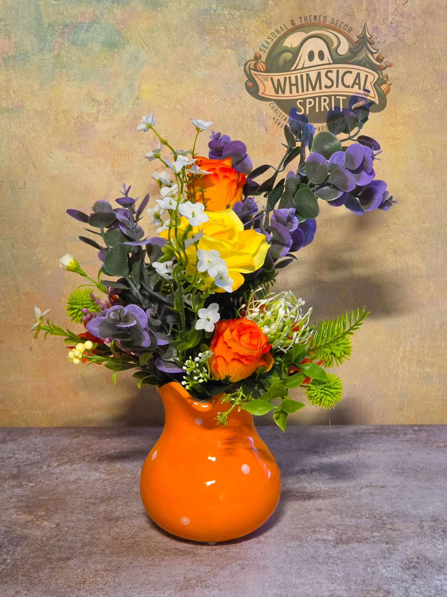 Sunset Petal Parade - Spring Wildflower Centerpiece