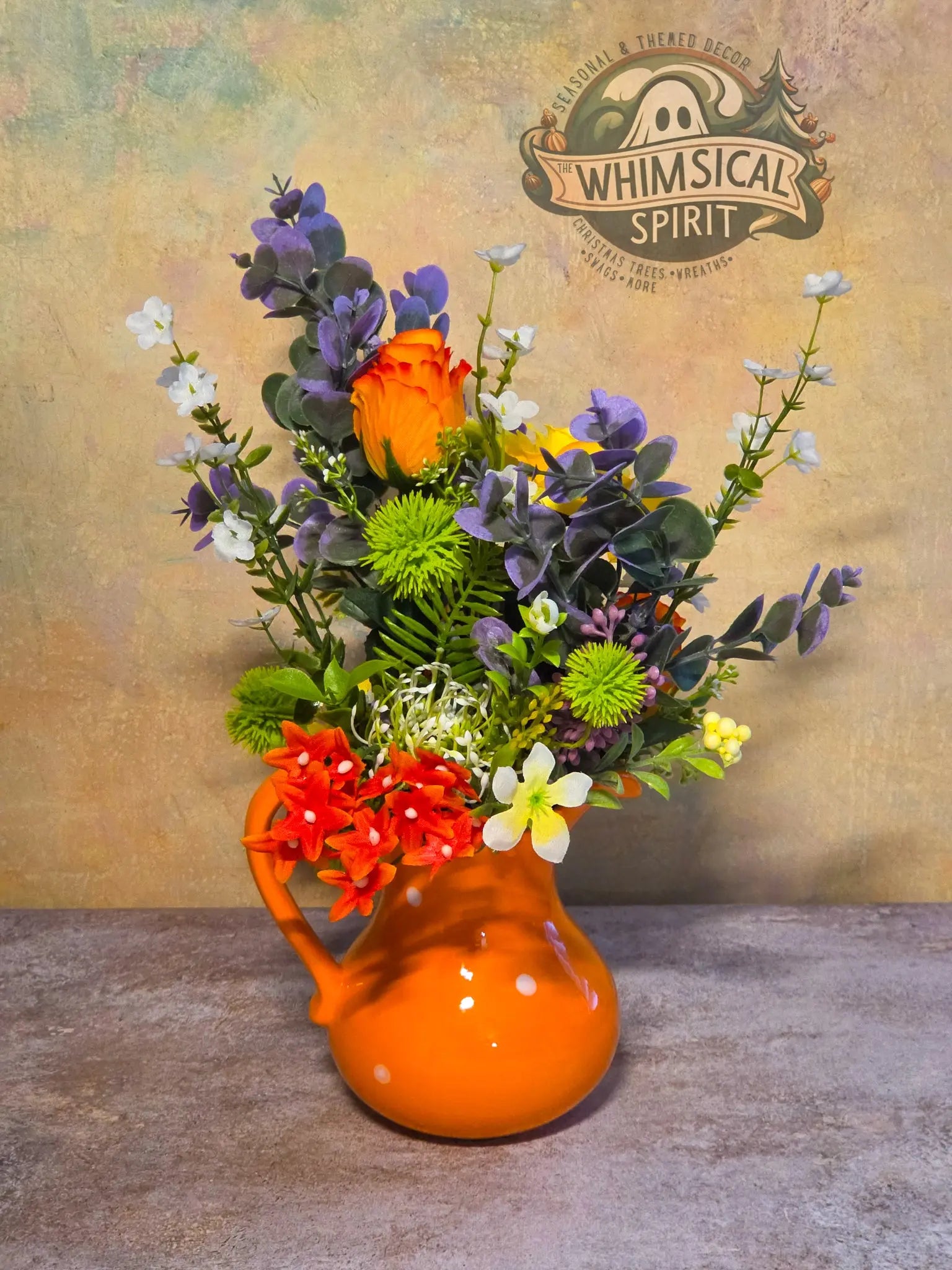 Sunset Petal Parade - Spring Wildflower Centerpiece The Whimsical Spirit