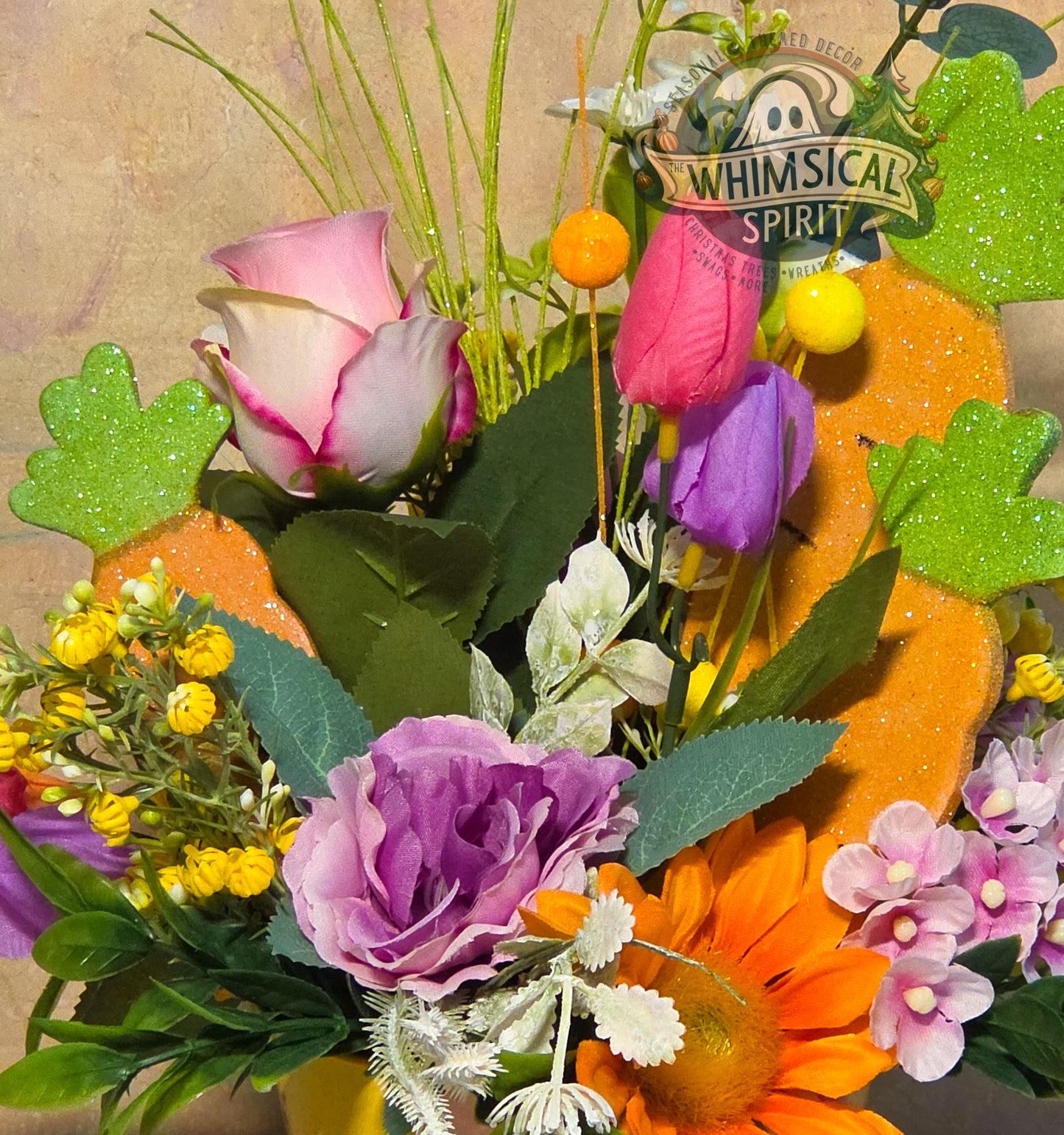 The Easter Garden Party - Easter Bunny Wildflower Centerpiece