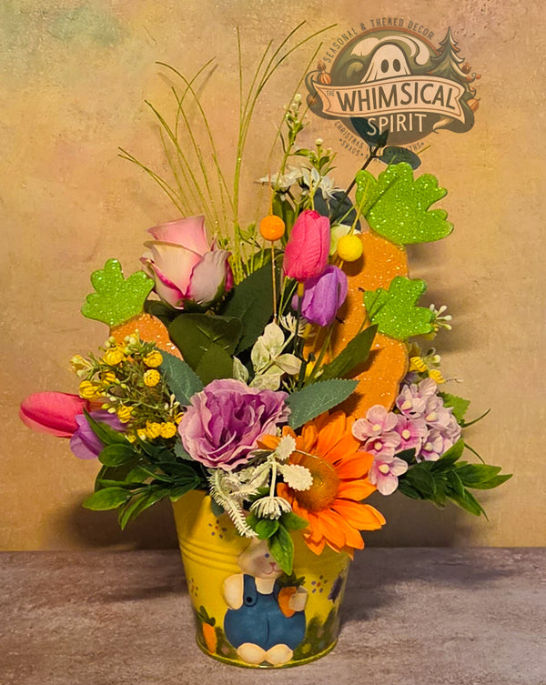 The Easter Garden Party - Easter Bunny Wildflower Centerpiece