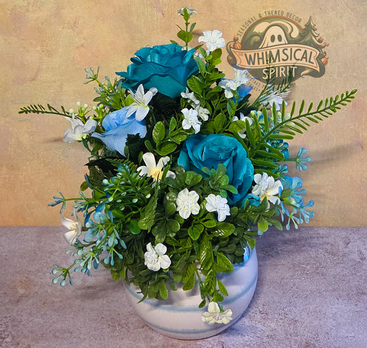 Tidepool Petals - Summer Beach Vibes Ocean Greenery Centerpiece