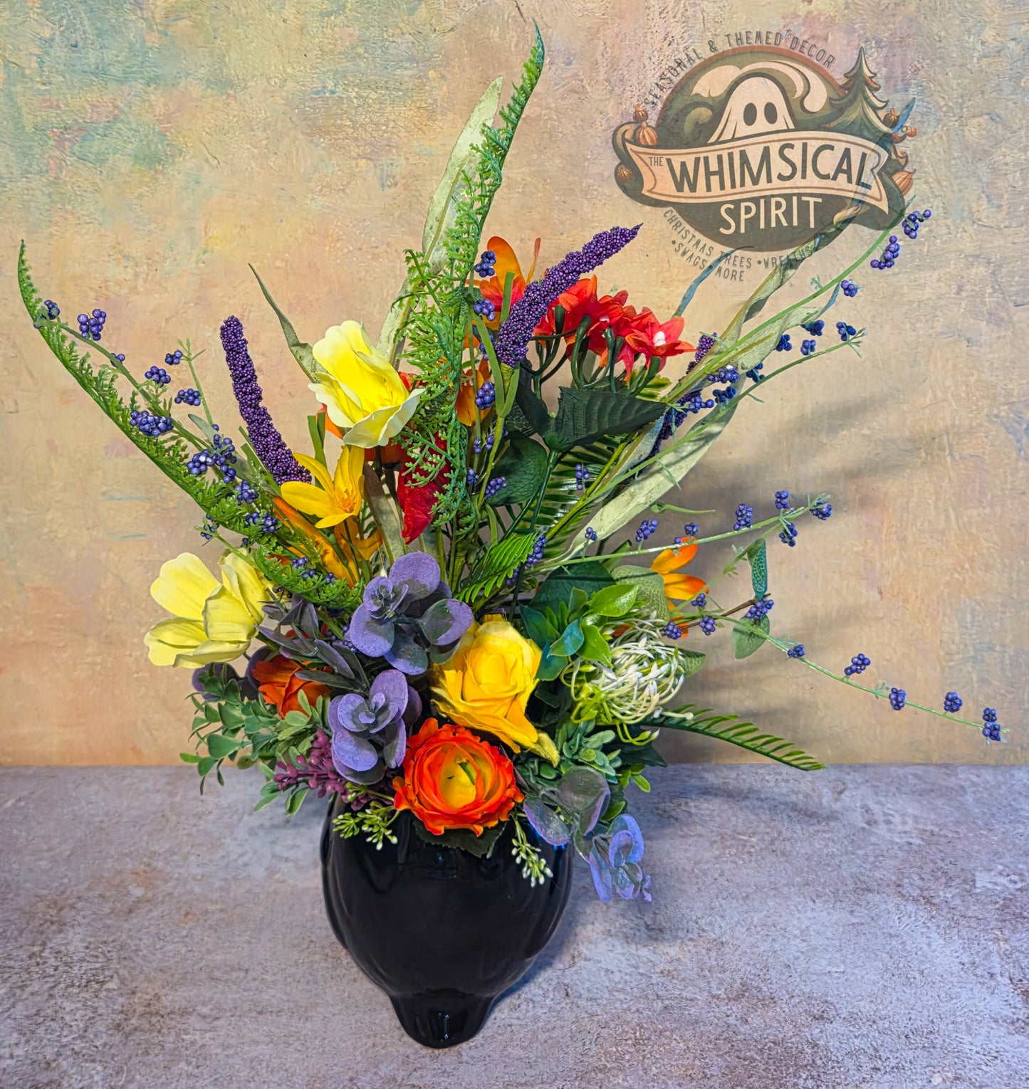 Tropical Canopy Garden - Summer Tropical-Themed Toucan Floral Centerpiece
