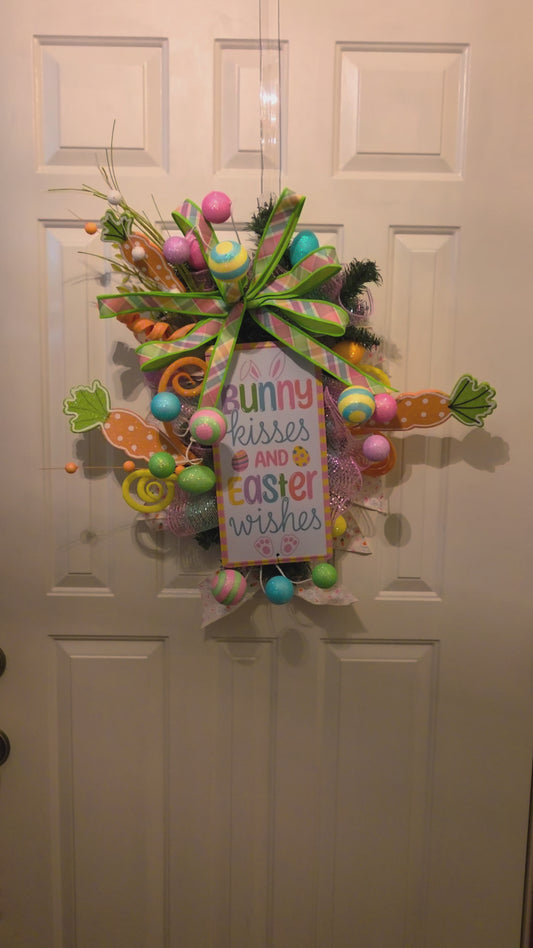 Egg Hunt Jubilee - Easter Front Door Swag